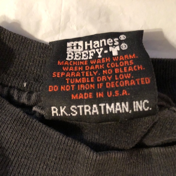 Vintage Harley, Davidson, Orange County, single stitch, RK Stratham - Picture 8 of 8